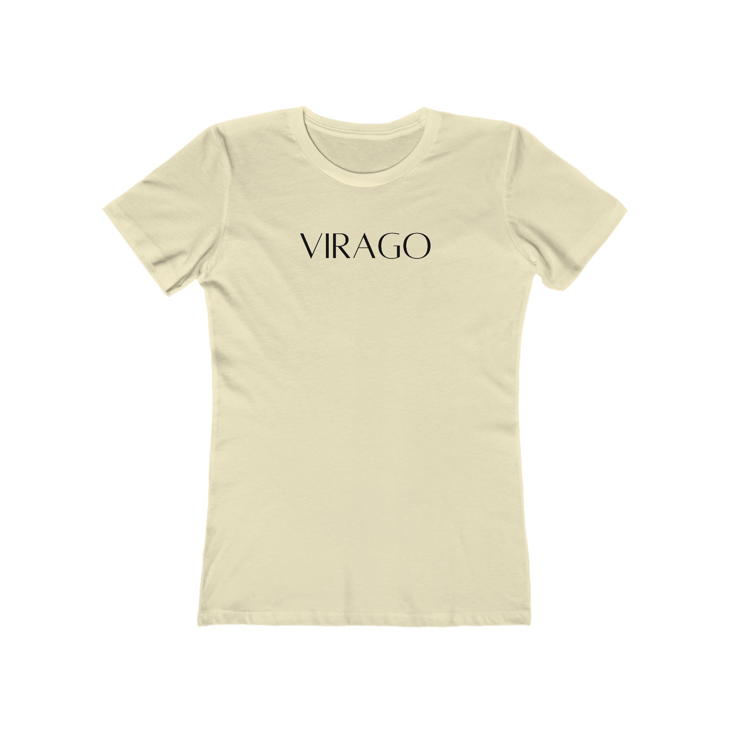 Women's Boyfriend Tee Black Text