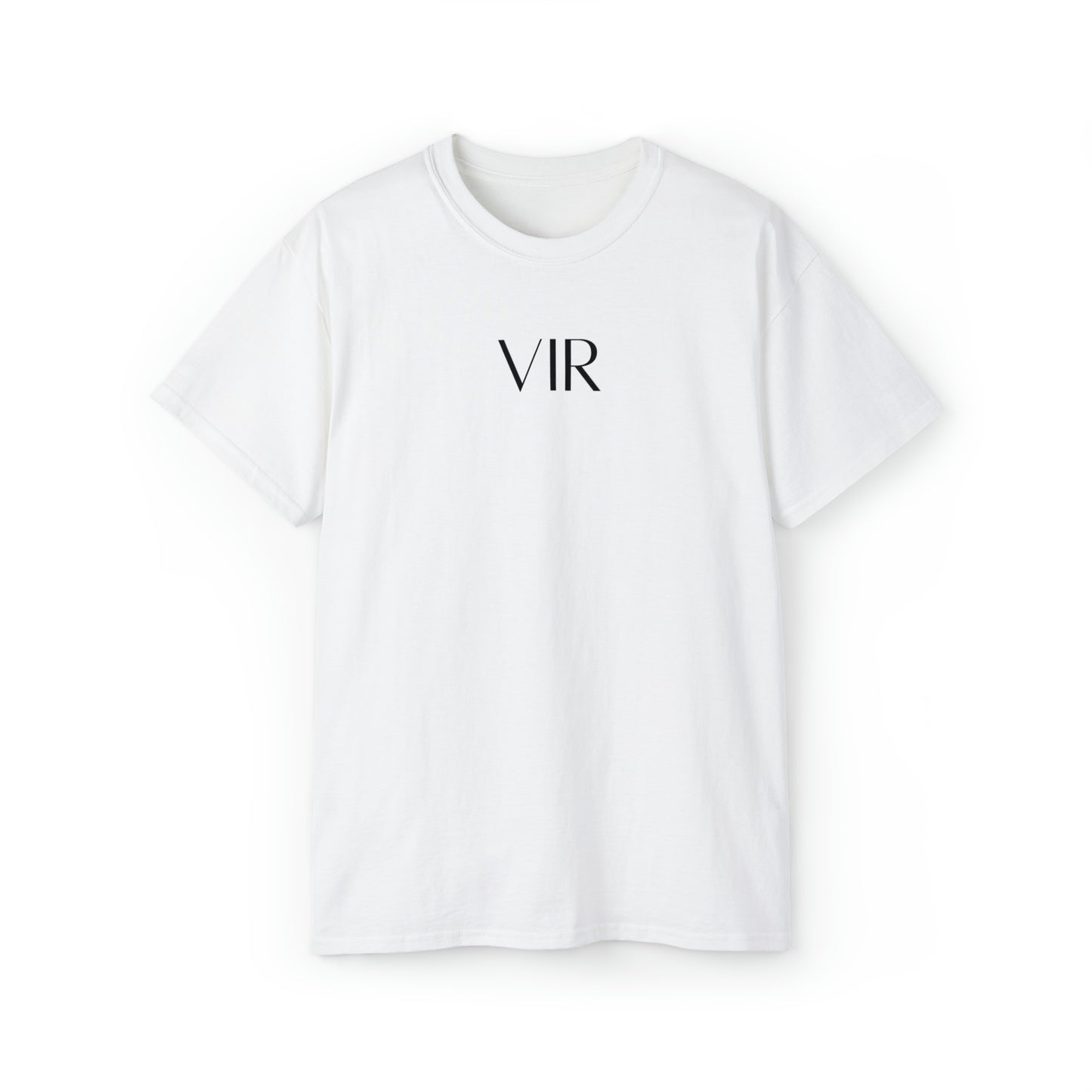 VIR Ultra Cotton Tee Black Text