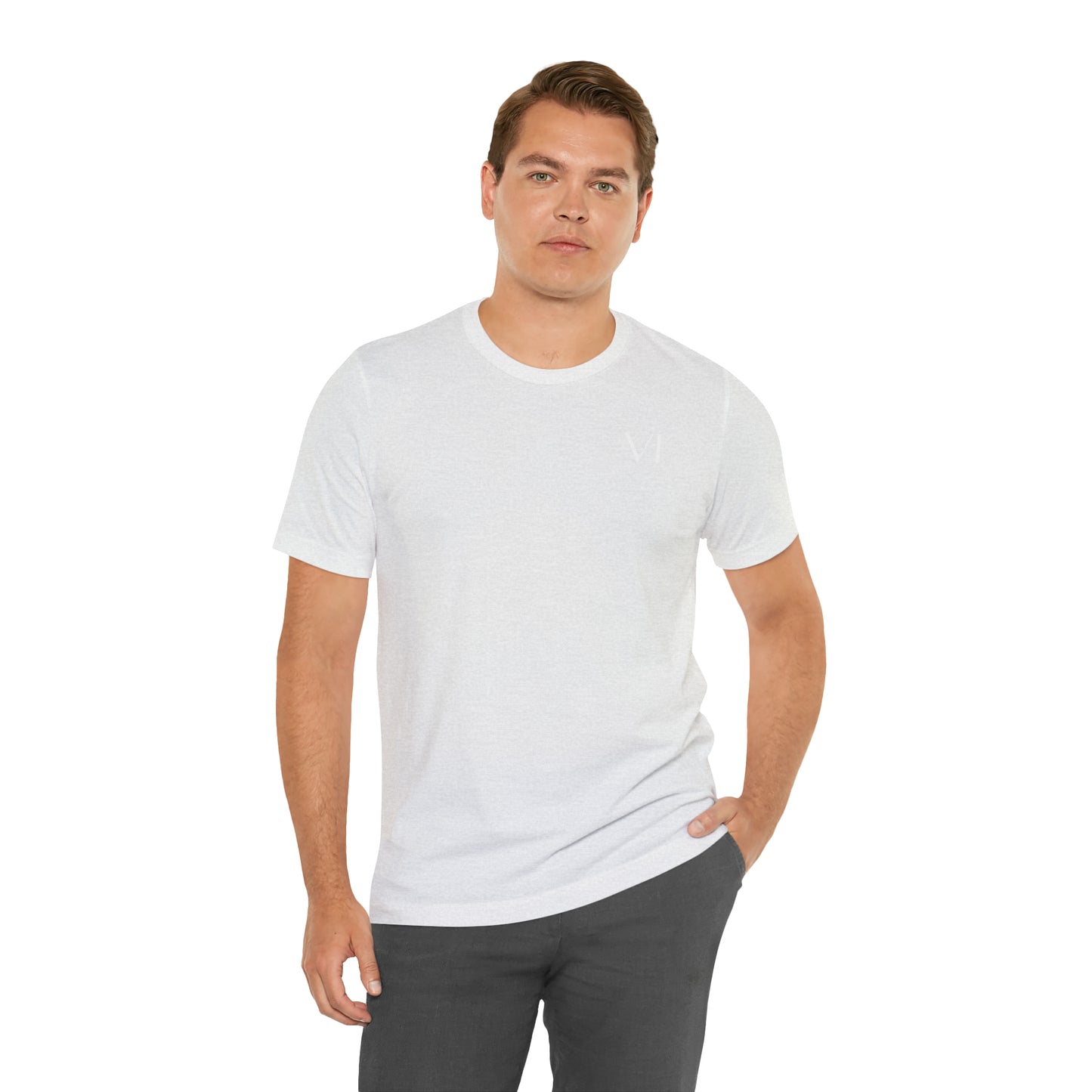 VIR Definition Short Sleeve Tee White Text