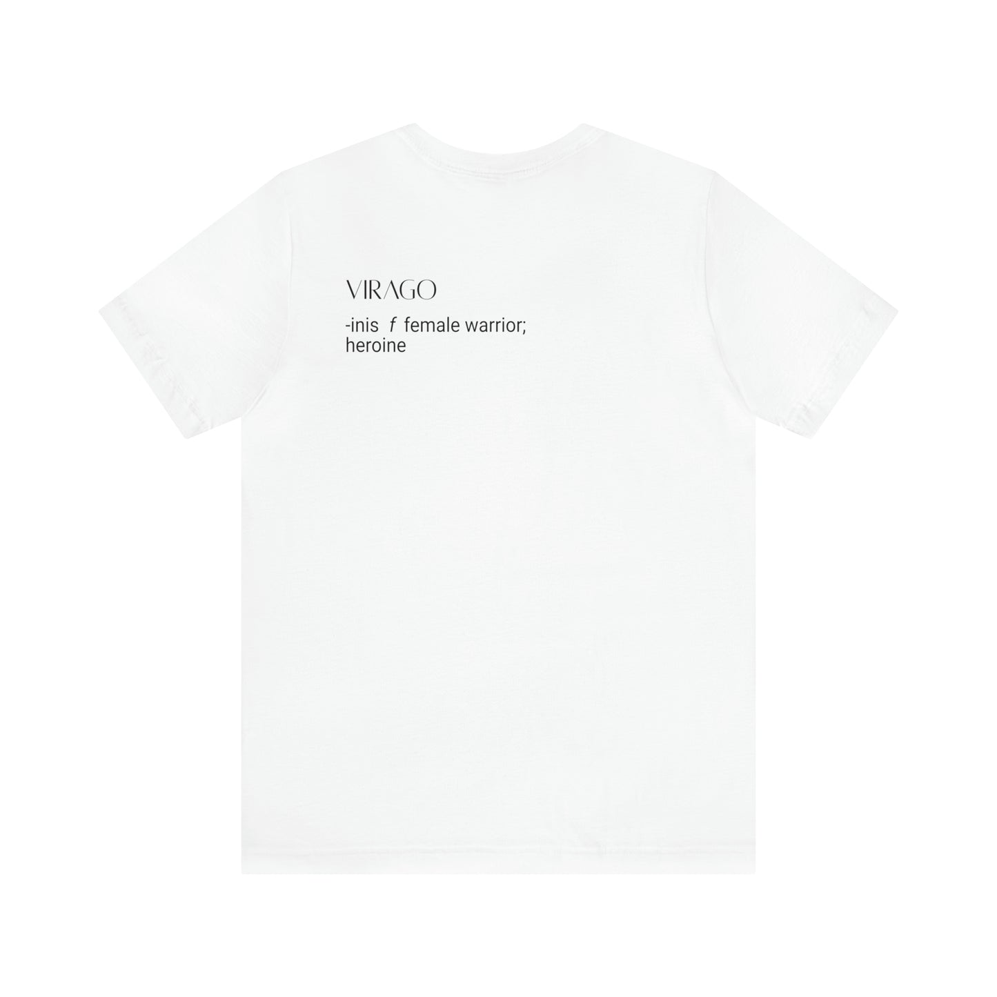 VIRAGO Definition Short Sleeve Tee Black Text