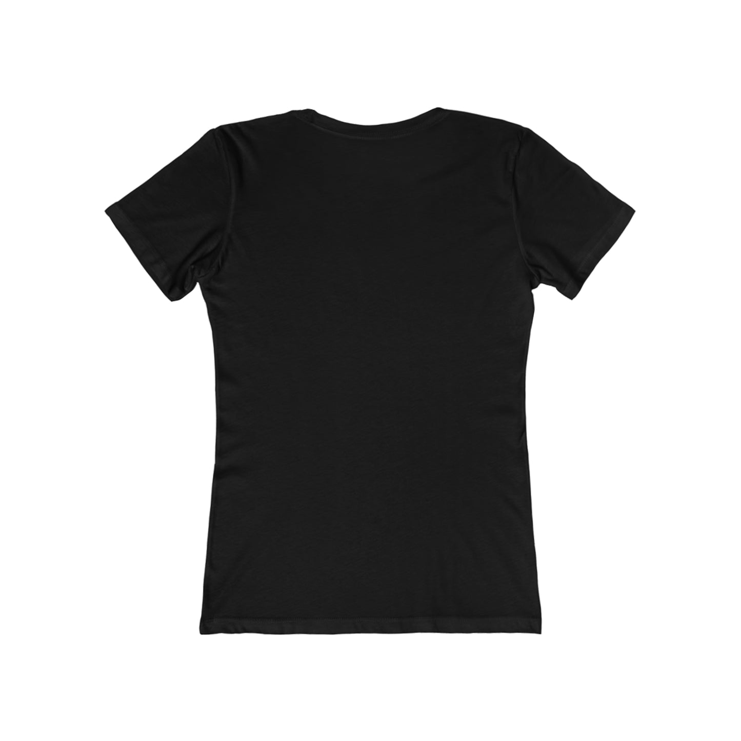Women's Boyfriend Tee White Text