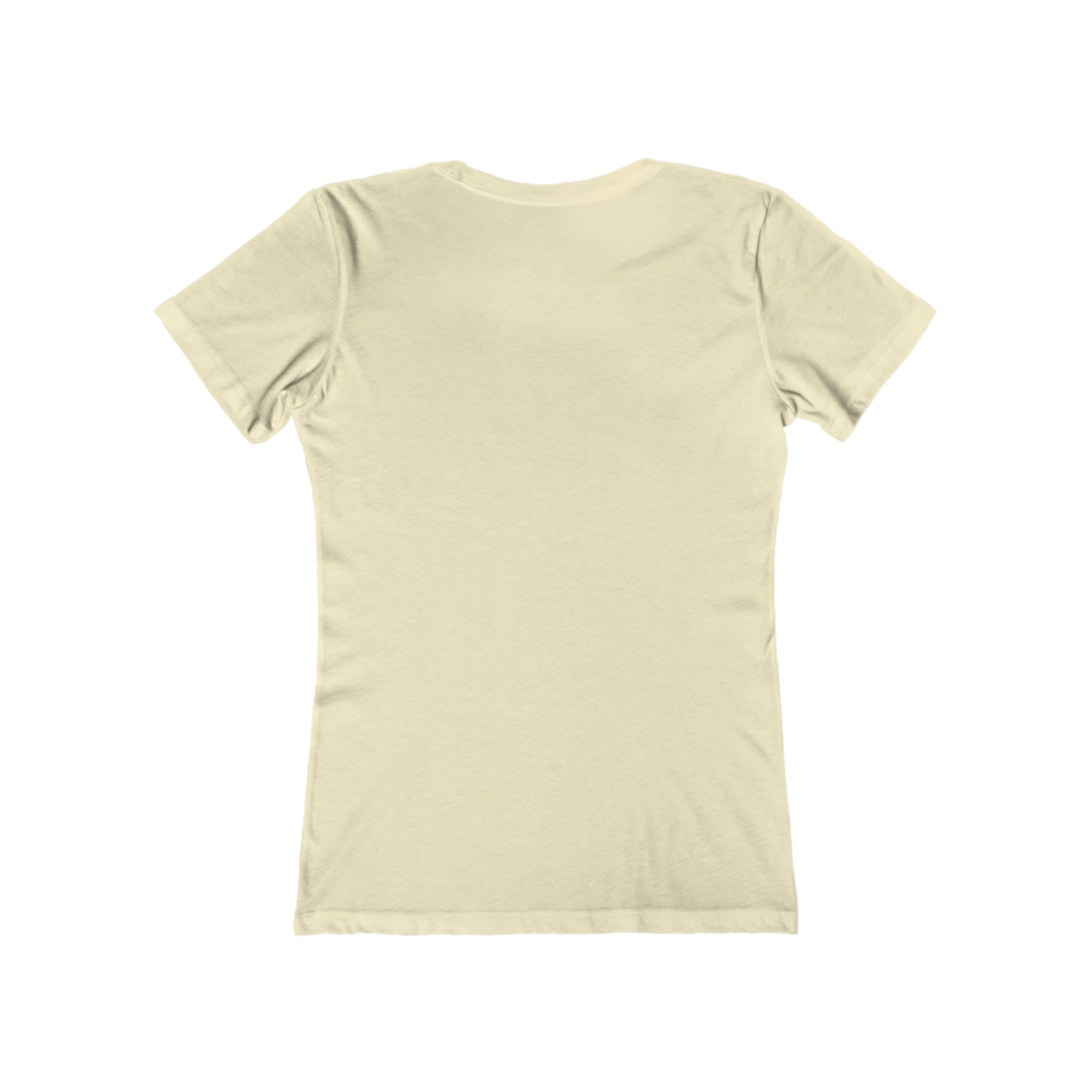 Women's Boyfriend Tee White Text