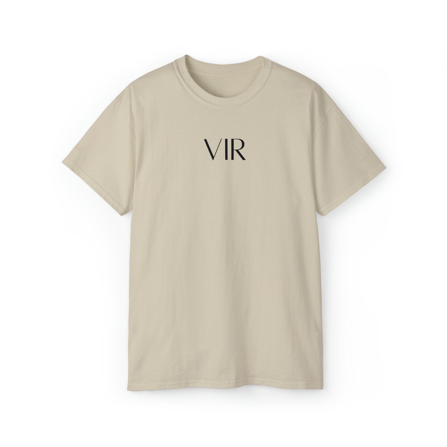 VIR Ultra Cotton Tee Black Text