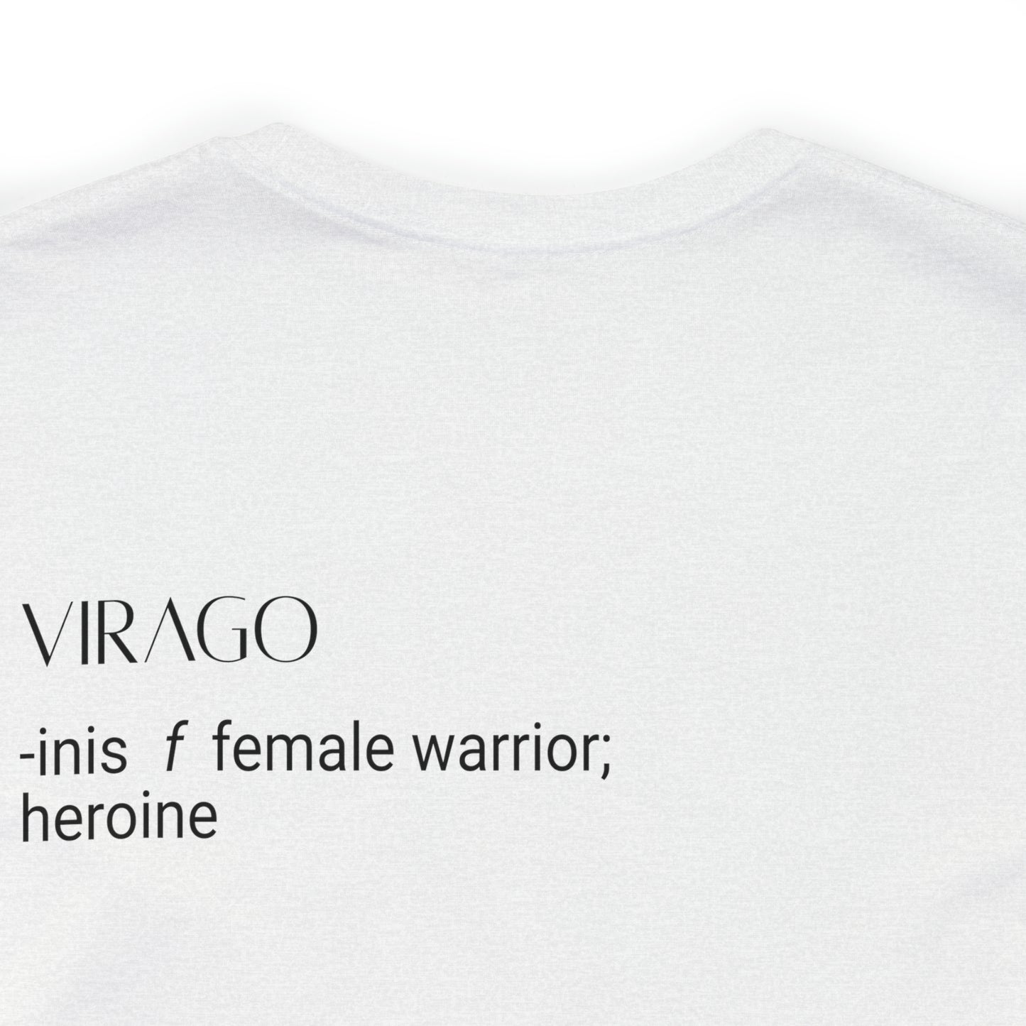 VIRAGO Definition Short Sleeve Tee Black Text