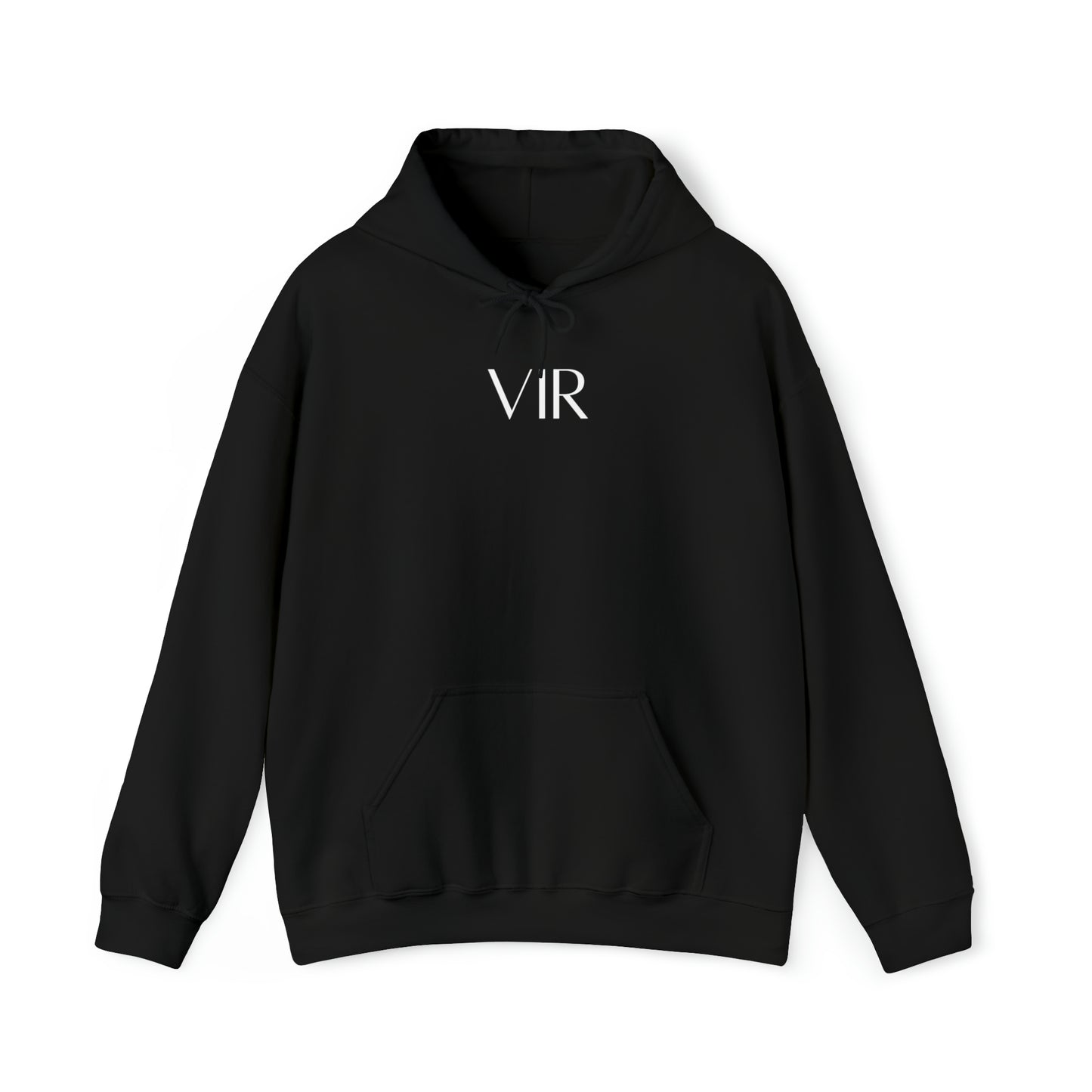 VIR Hoodie White Text