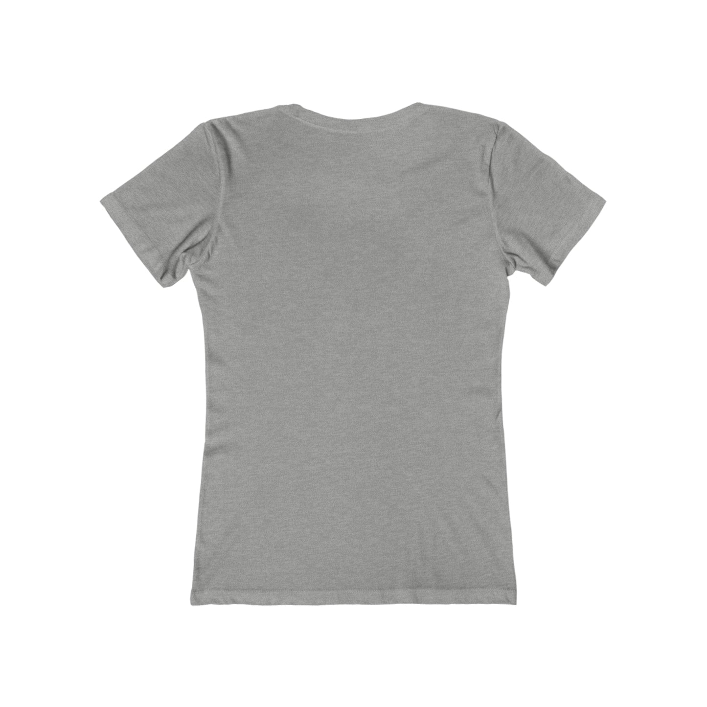 Women's Boyfriend Tee White Text