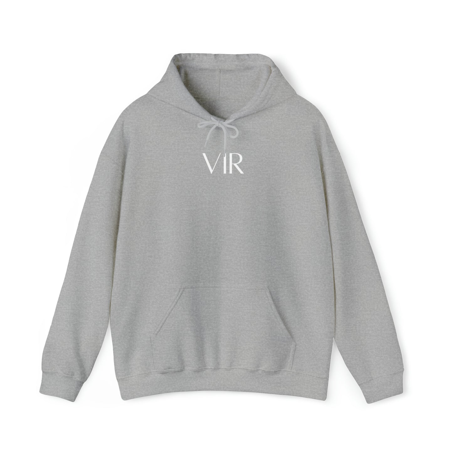 VIR Hoodie White Text