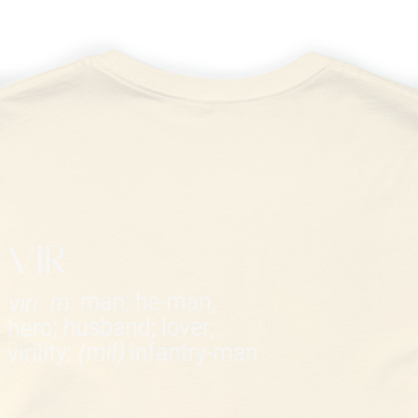 VIR Definition Short Sleeve Tee White Text