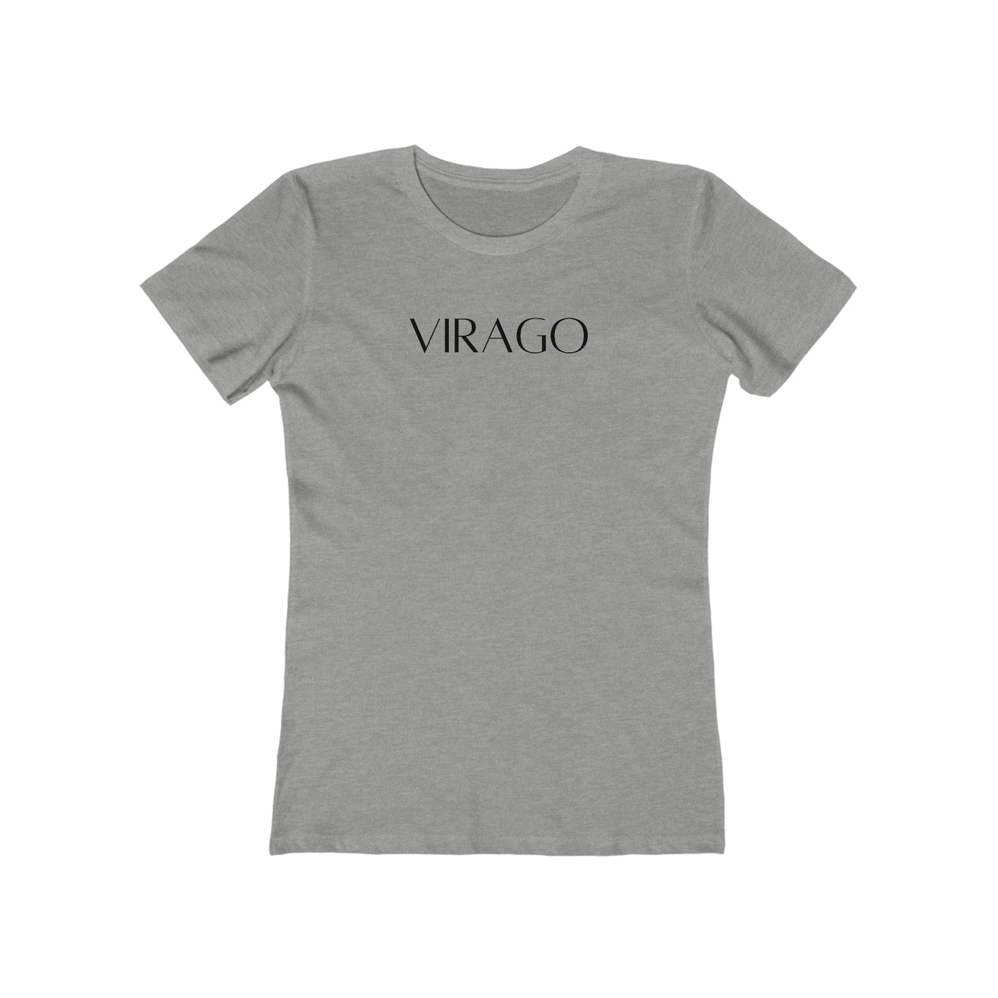 Women's Boyfriend Tee Black Text