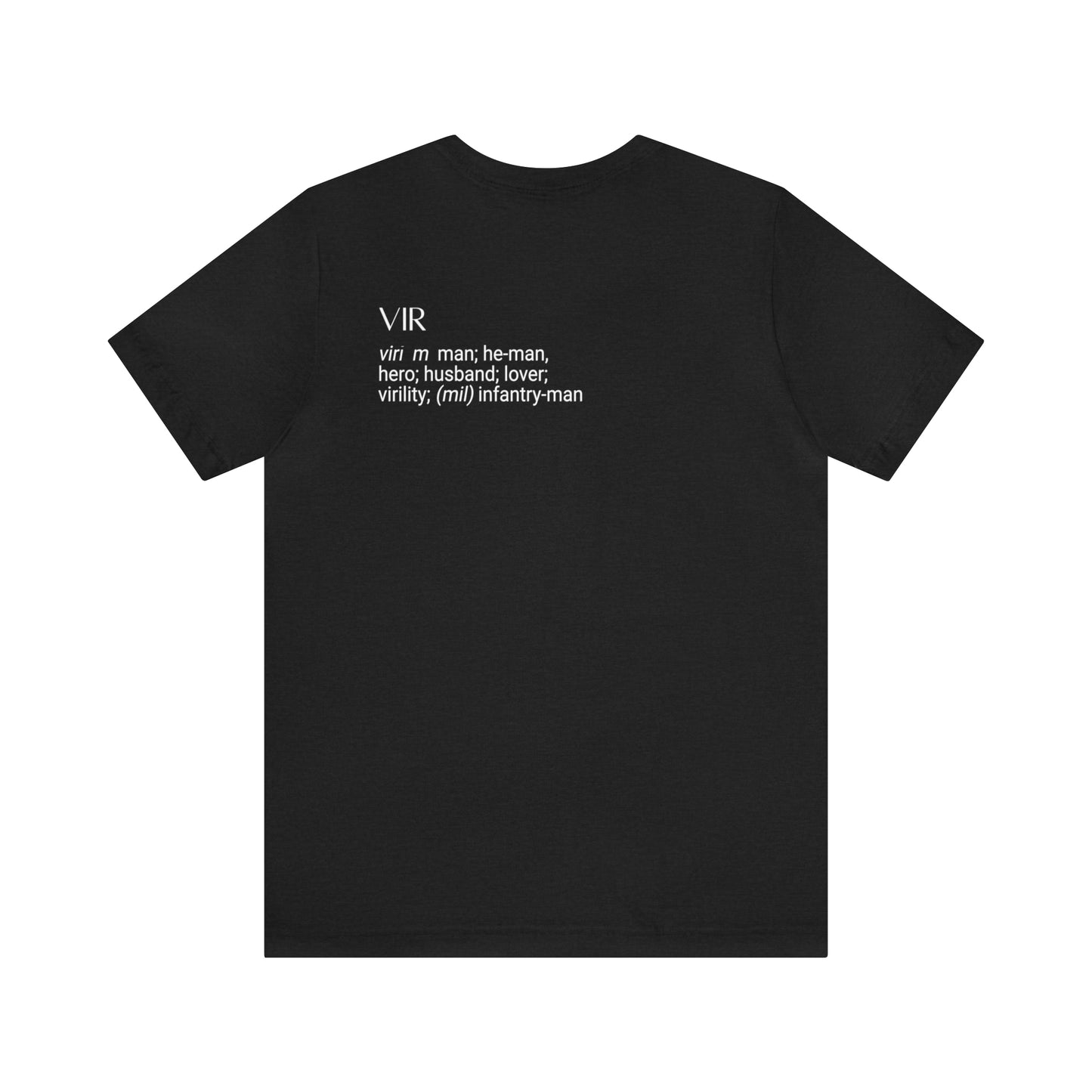 VIR Definition Short Sleeve Tee White Text