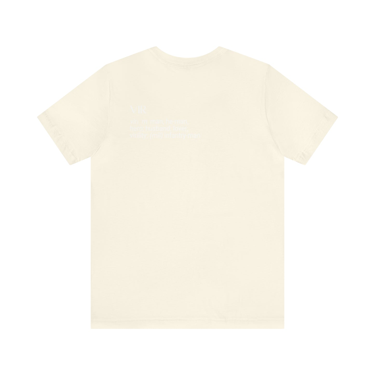 VIR Definition Short Sleeve Tee White Text