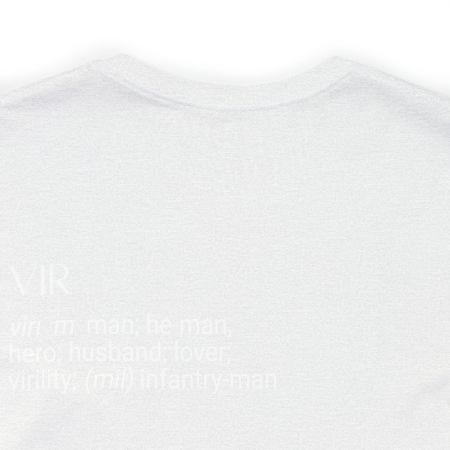 VIR Definition Short Sleeve Tee White Text
