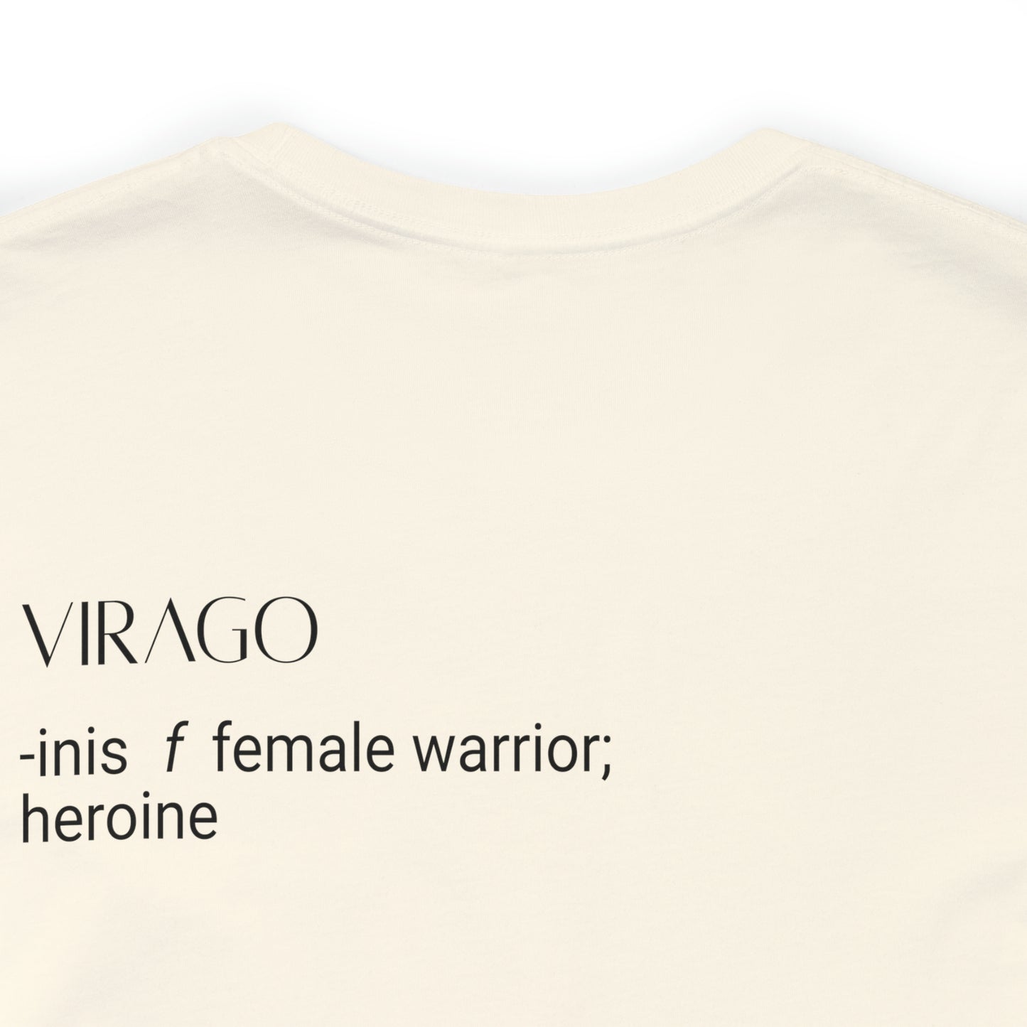 VIRAGO Definition Short Sleeve Tee Black Text