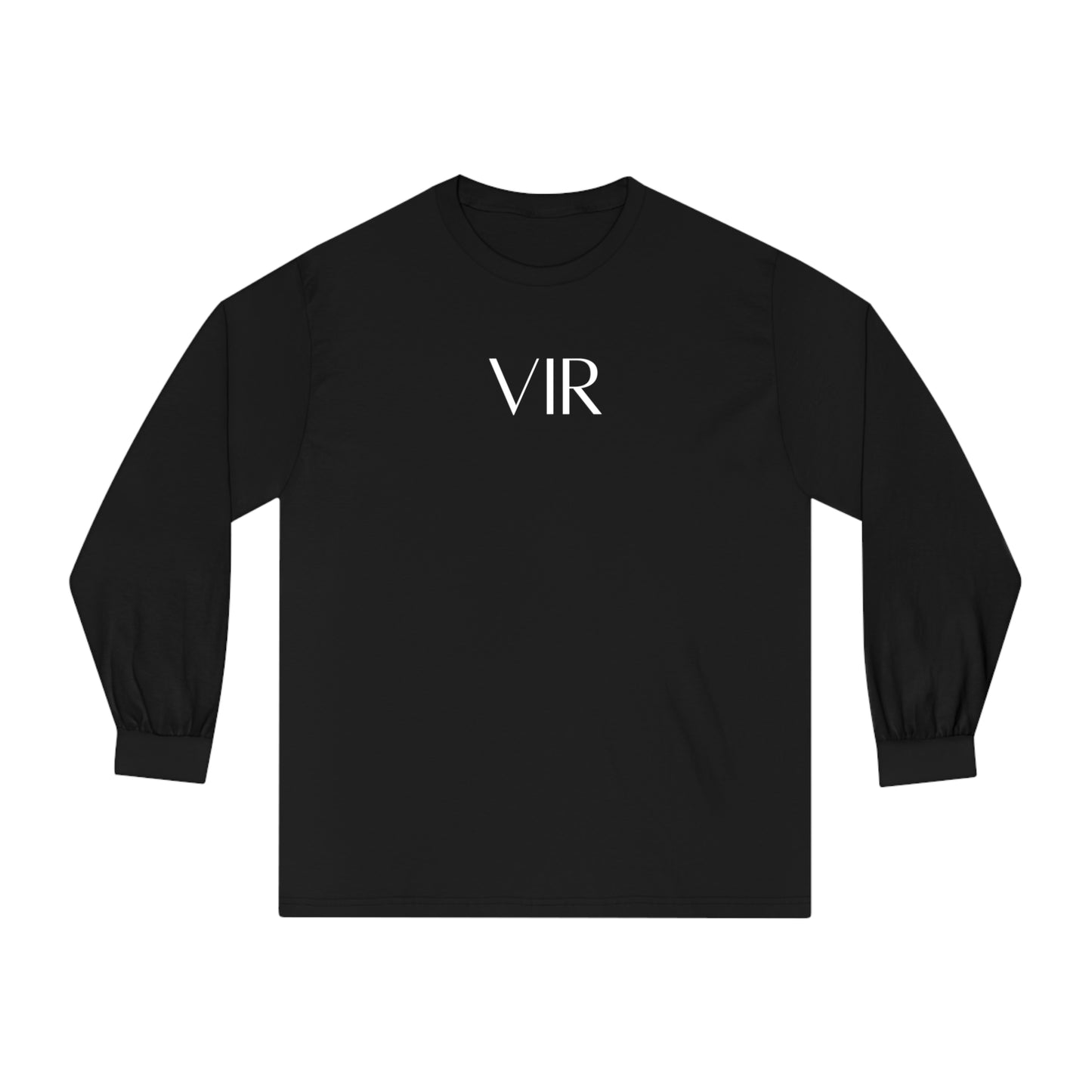 VIR Classic Long Sleeve White Text