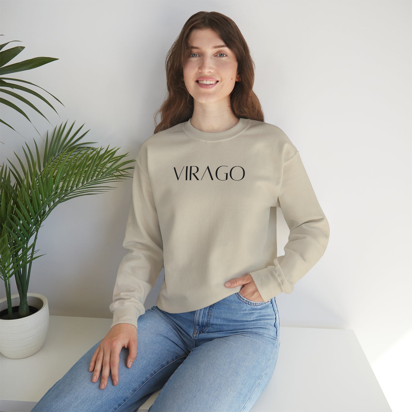 VIRAGO Sweatshirt Black Text