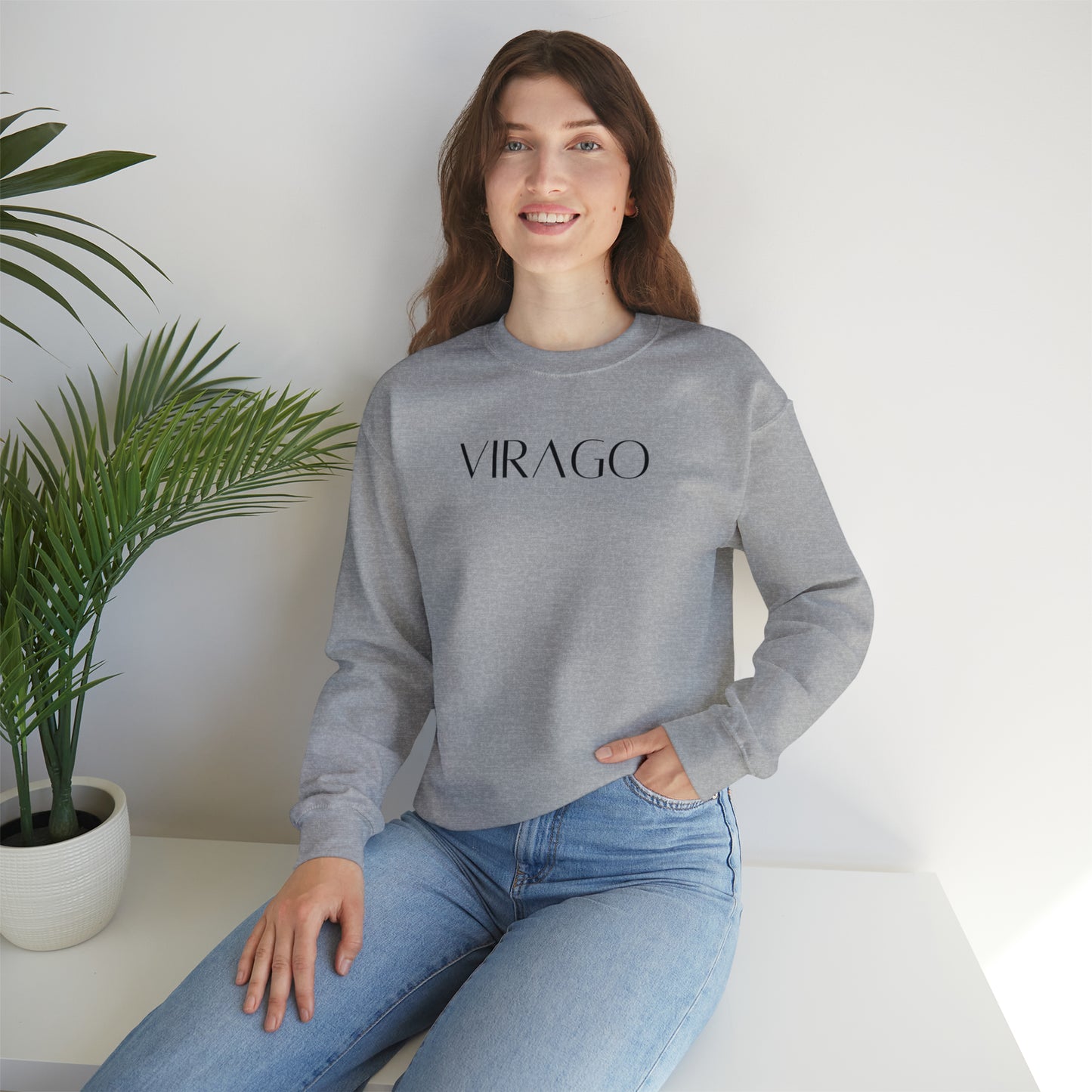VIRAGO Sweatshirt Black Text