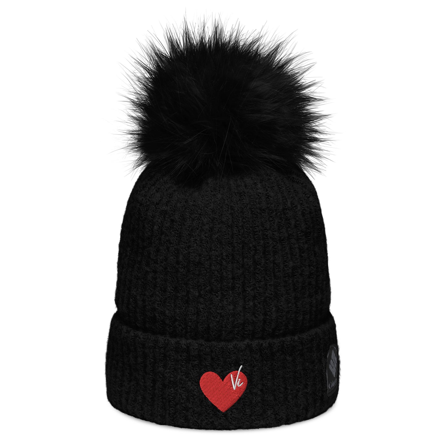 Heart Pom-pom Beanie
