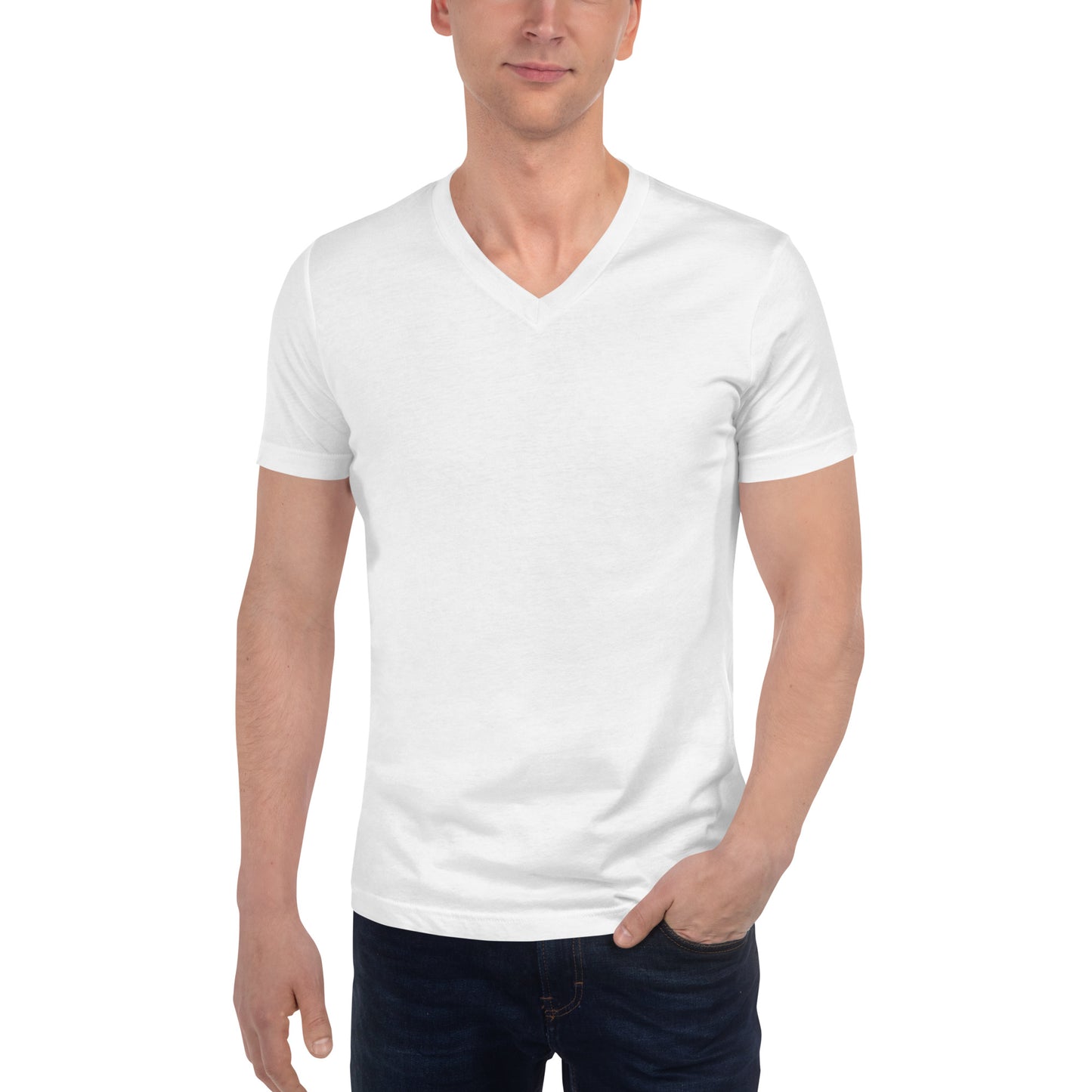 VI V-Neck T-Shirt White
