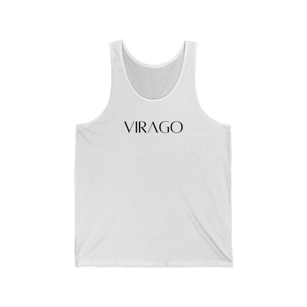 VIRAGO Jersey Tank Black Text