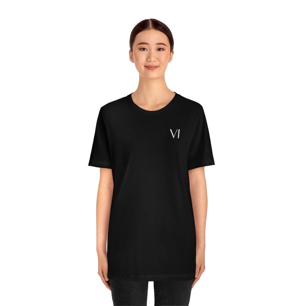 VIRAGO Definition Short Sleeve Tee White Text