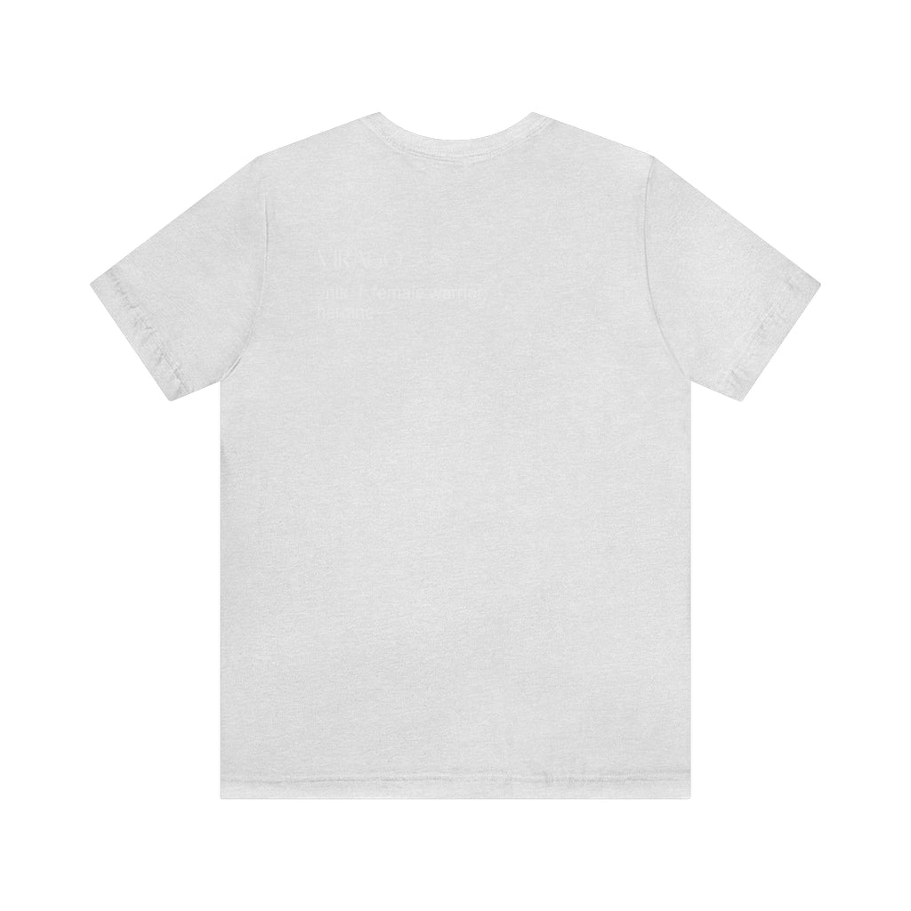 VIRAGO Definition Short Sleeve Tee White Text