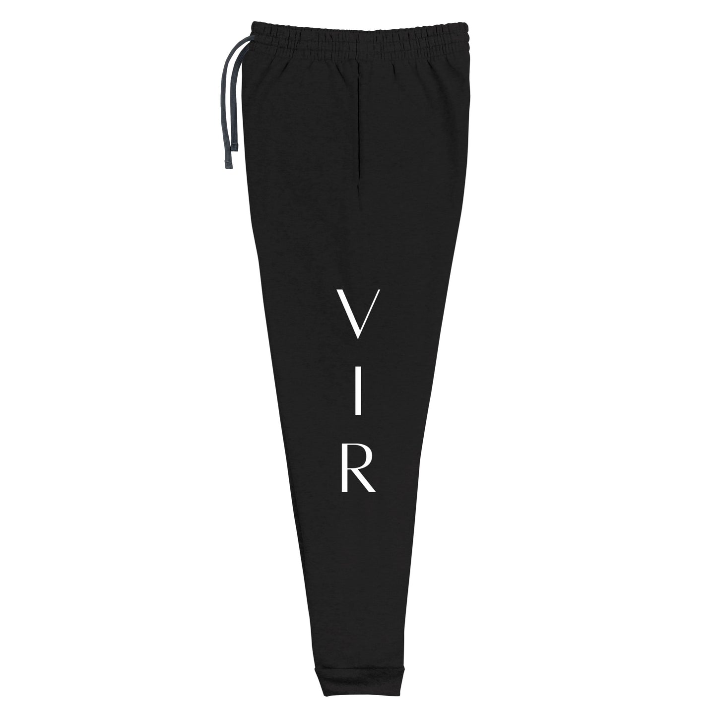 VIR Joggers White Text