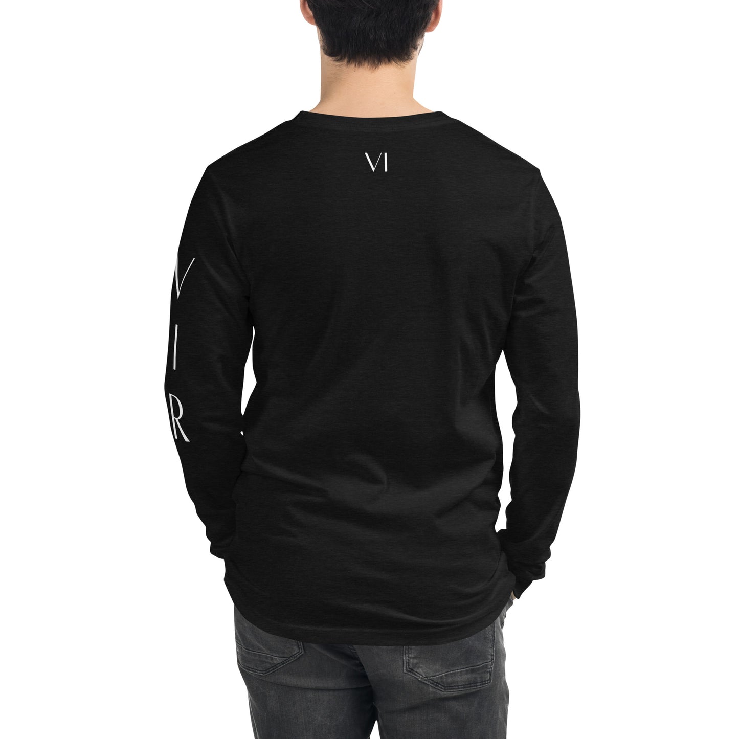 VIR Long Sleeve White Text