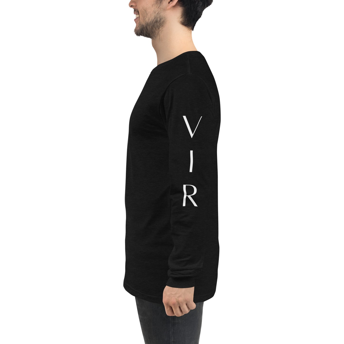 VIR Long Sleeve White Text