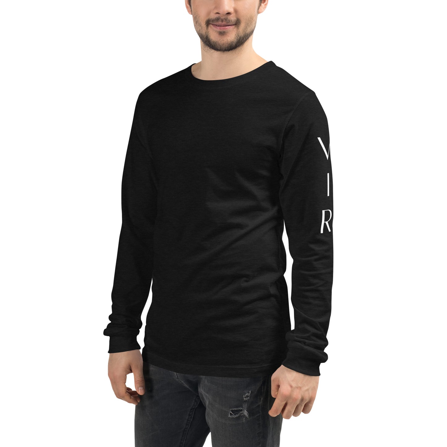 VIR Long Sleeve White Text