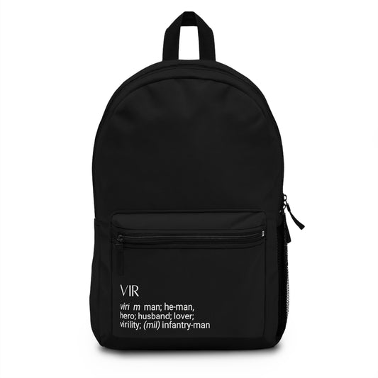 VIR Black Backpack