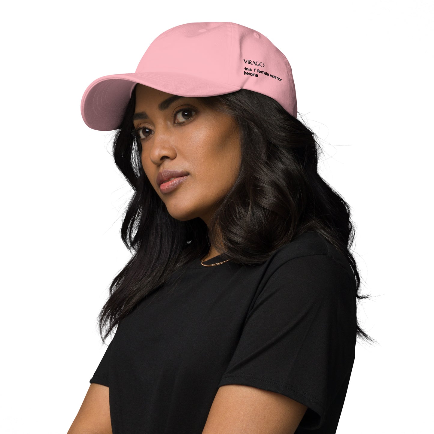 Pink Virago Embroidered Hat