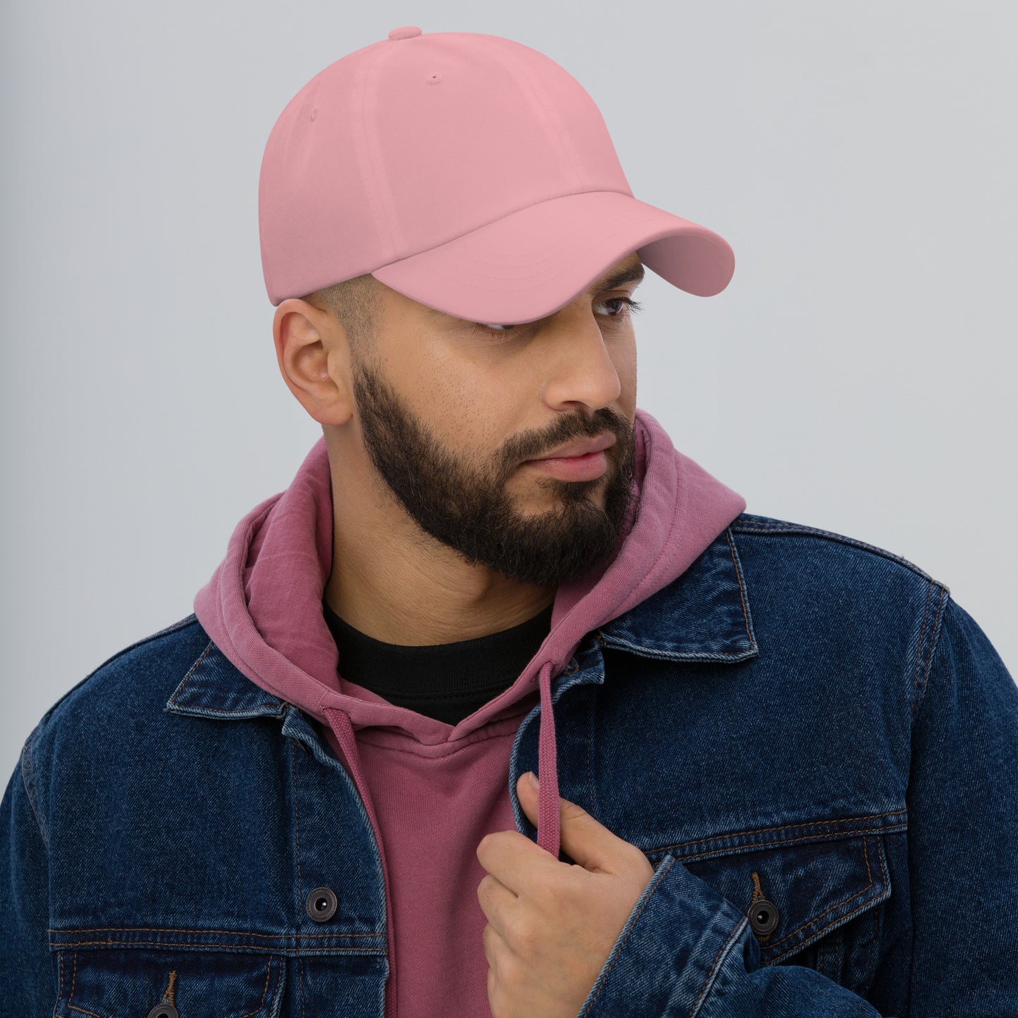 Pink Vir Embroidered Hat