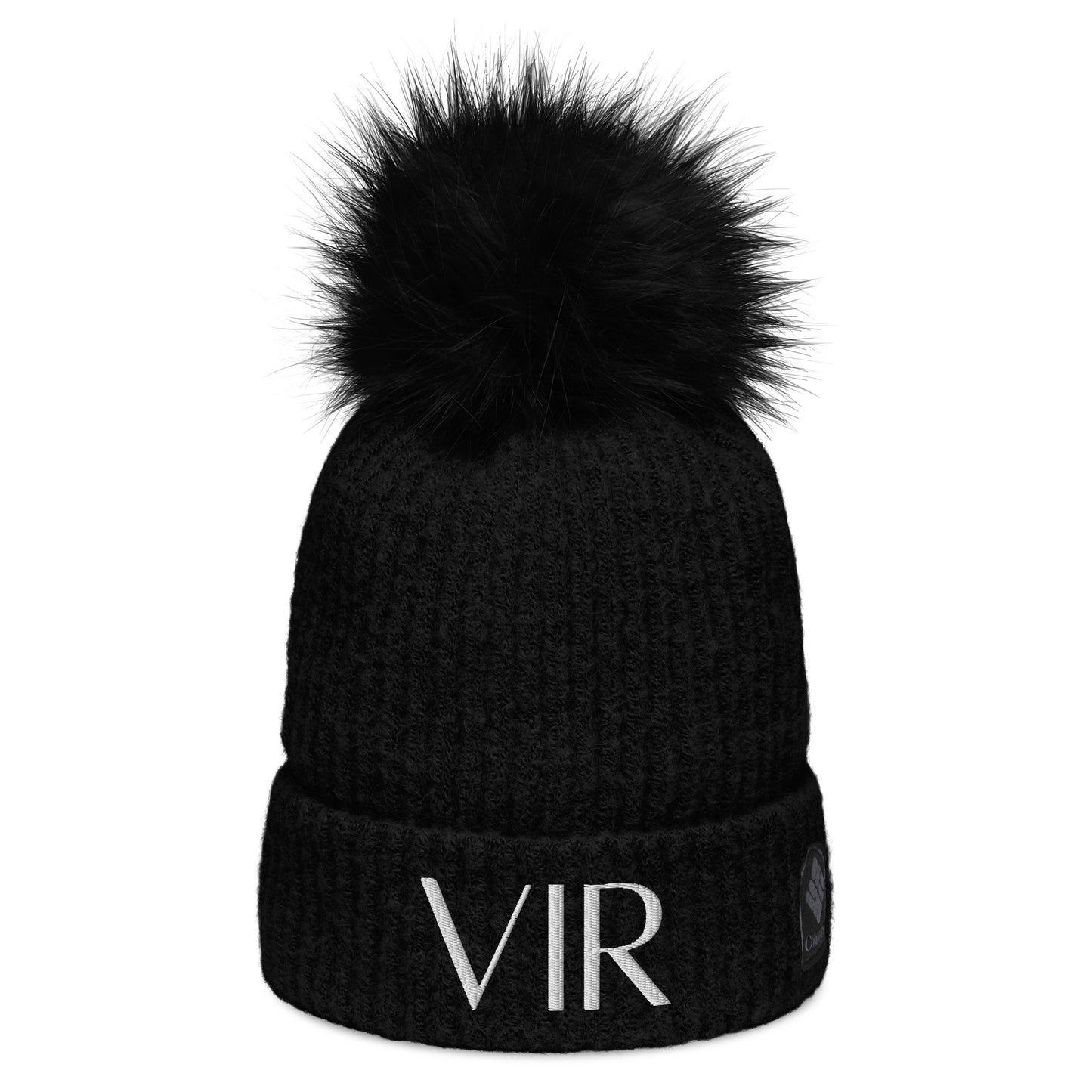 VIR Pom-pom Beanie Black