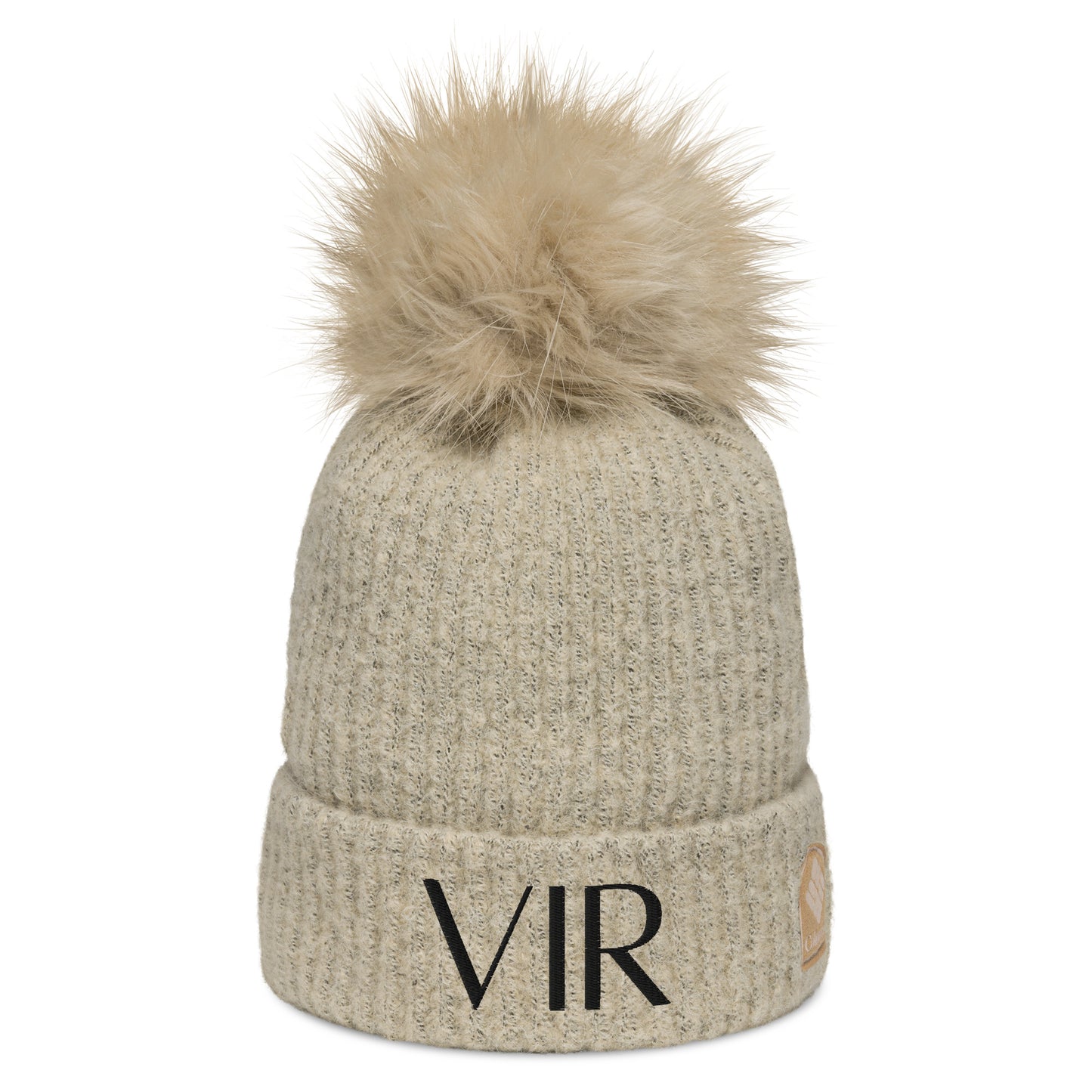 VIR Pom-pom Beanie Beige