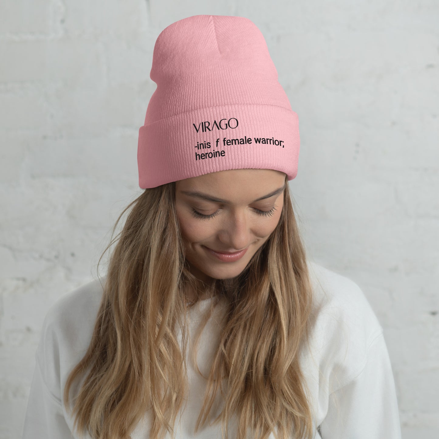 Virago Definition Embroidered Beanie