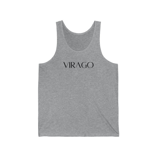 VIRAGO Jersey Tank Black Text